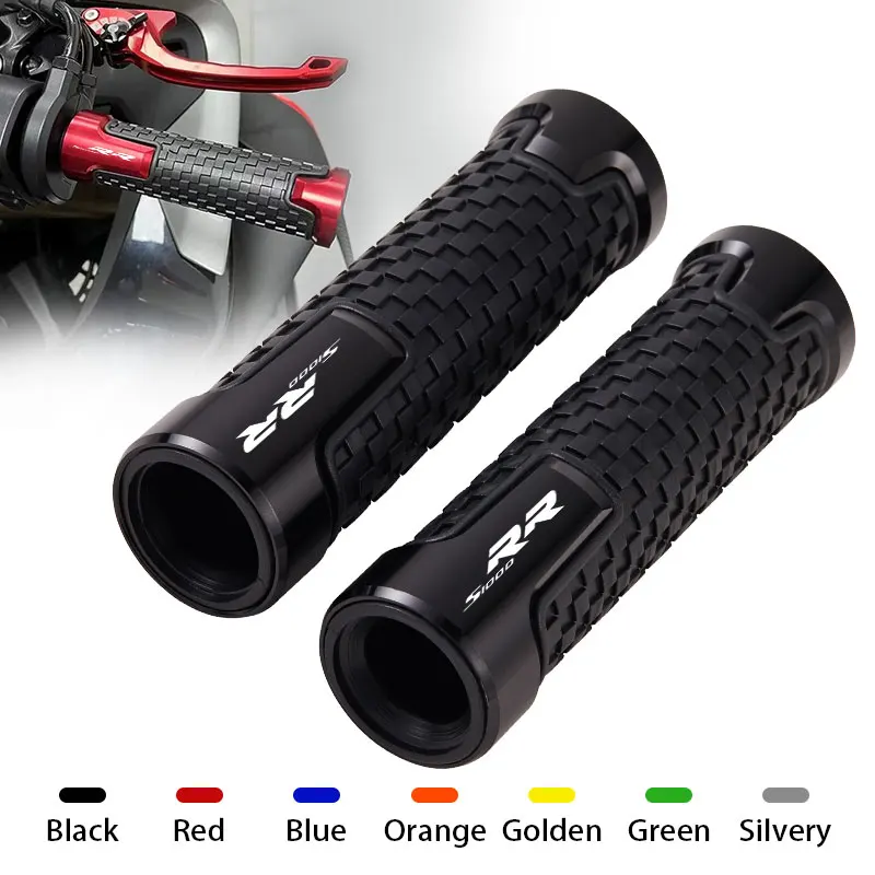 For BMW S1000R S1000RR S1000 RR S 1000 RR 7/8'' Universal Motorcycle Accessories Anti-Skid Handle Grips Grip&Ends Handlebars