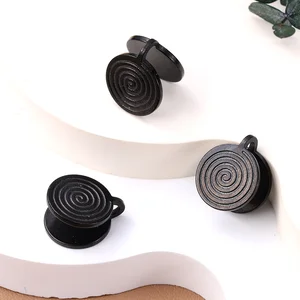 Perforated clip on women, no piercing pressure, jewelry, spiral ball handles, non -delicate fashion, fashion 12 Main Sales Earring Pressure - №11