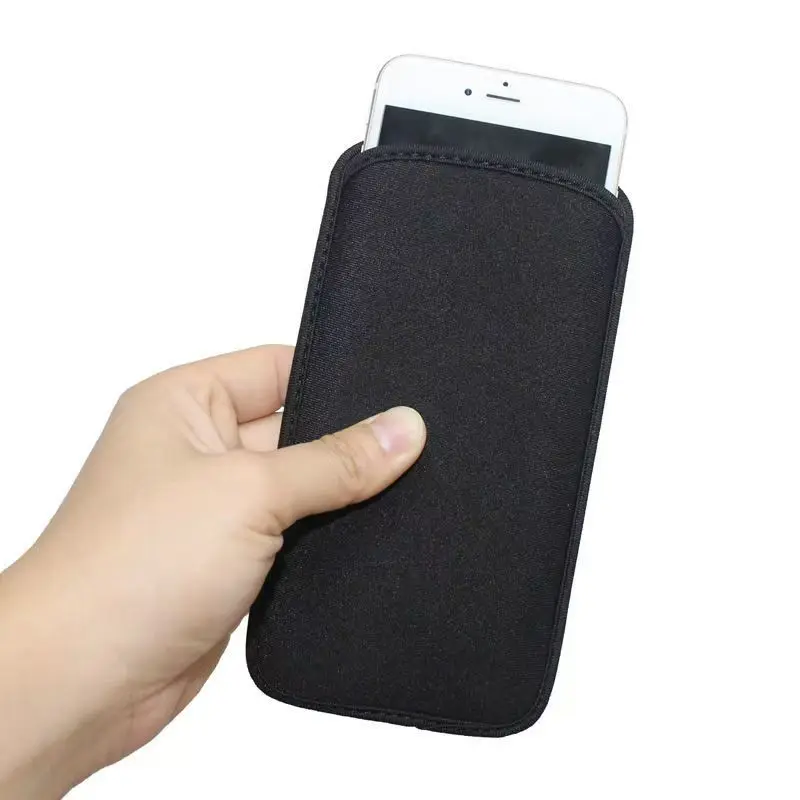 Shockproof Dustproof Direct-Insert Phone Case Pouch with Neoprene Inner Liner for