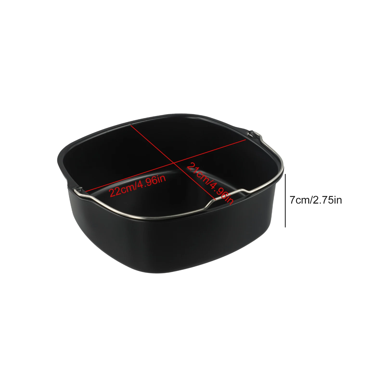 Non-stick Cake For Baking Tray Basket for Air Fryer Oven Use with Aluminum Construction for Home For Baking Needs