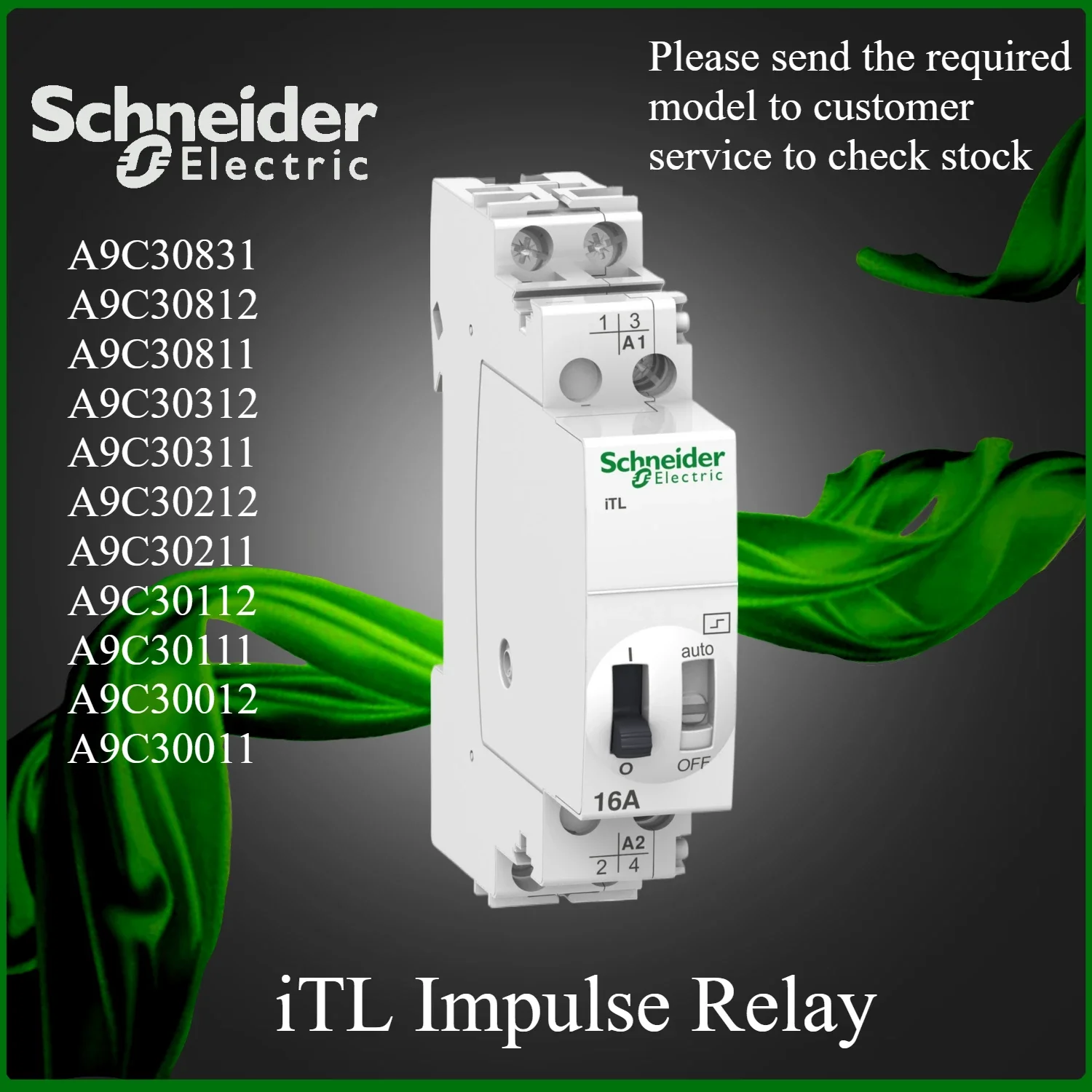

Импульсное реле Schneider iTL A9C30831 A9C30812 A9C30811 A9C30312 A9C30311 A9C30212 A9C30211 A9C30112 A9C30111 A9C30012 A9C30011