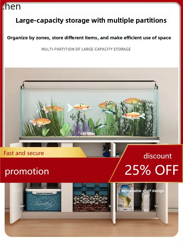 

ZML Small Simple Household Aquarium Special Bottom Filter Cabinet Placement Cabinet Fish Tank Rack