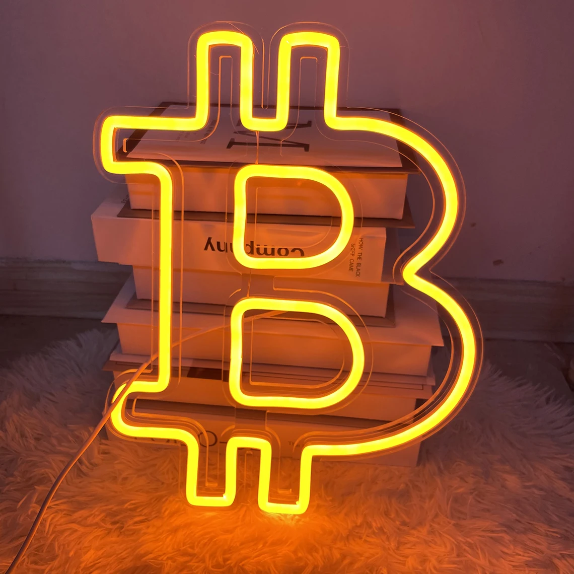 Bitcoin Neon Sign Custom Led Neon Neon for Home Bar Shop Wall Decor Bitcoin Art Signs Trader Wall Decor Man Cave Bar Sign