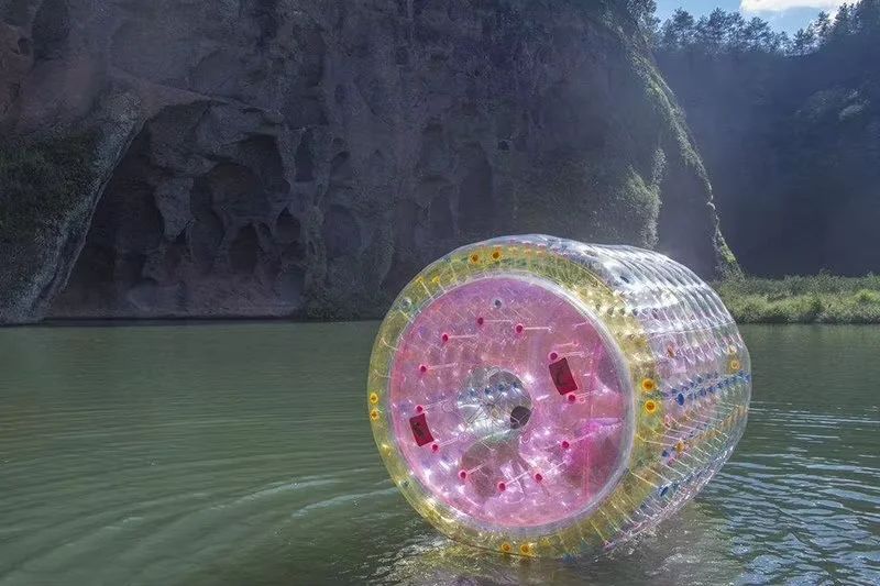 

Good Quality Water Roller PVC Inflatable Water Zorb Ball Customized Logo Walk On Water Roller Water Play Equipment