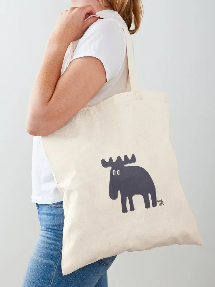 

The Moose is Loose ... Tote Bag Women's shopper Women's tote bag Cloth bag