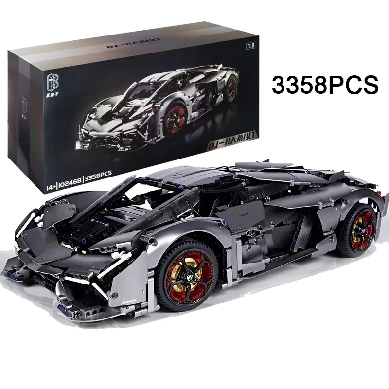4301PCS Technische Countach Sport Auto Bouwstenen Racing Voertuig Model MOC Bouwstenen Speelgoed Cadeau Voor Kinderen Volwassen