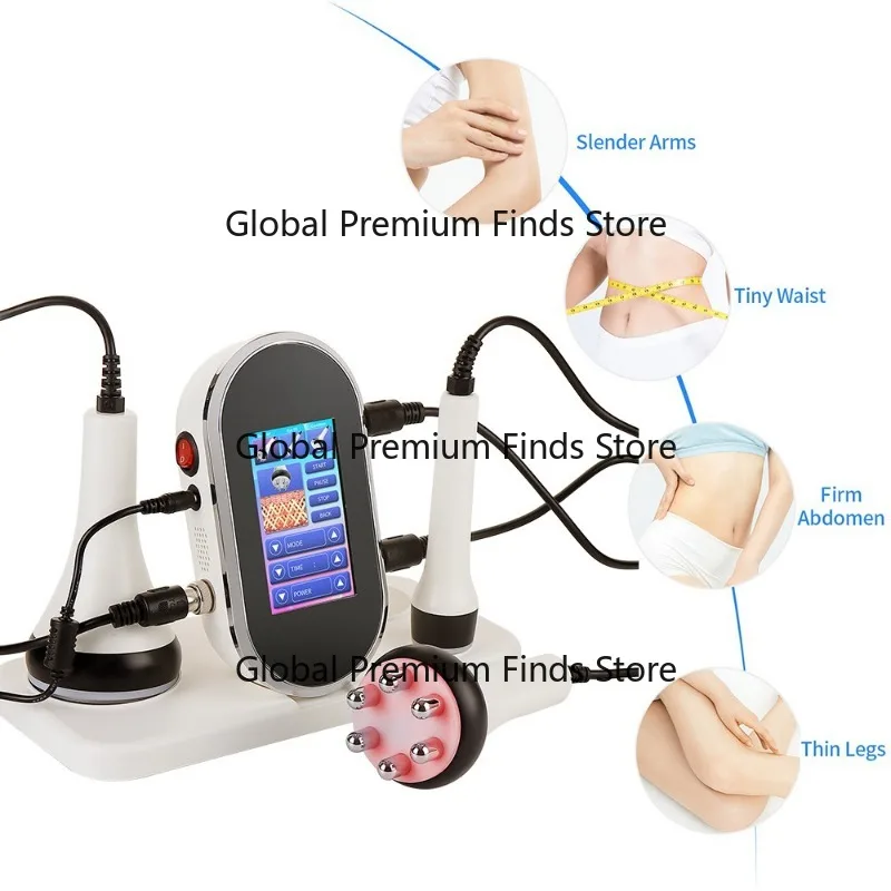 3-in-1 Multifunctional Bea00uty De0vice: Ultrasonic Microcurrent Multi-Handle Body Shaping and Slim--ming Mac--hine