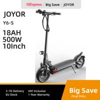 JOYOR Y6-S Adult Electric Scooter 10 Inches Tires Folding Scooter 48V 18Ah 500W Motor City Electric ScooterFor Adults