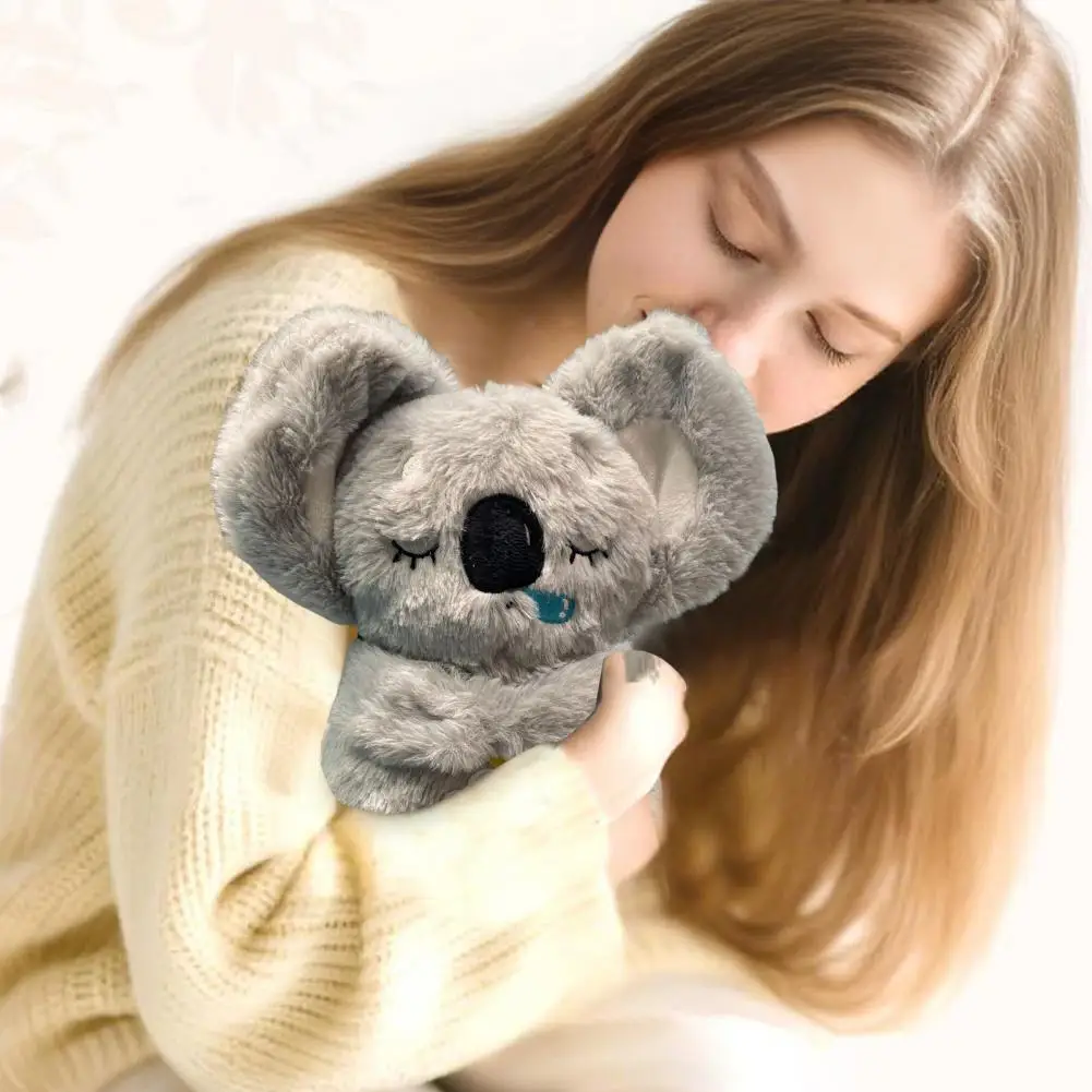 

Stress-reducing Vibrating Plushie Baby Koala Plush Toy with Light Moving Ears Soothing Music for Anxiety Relief Machine for Baby