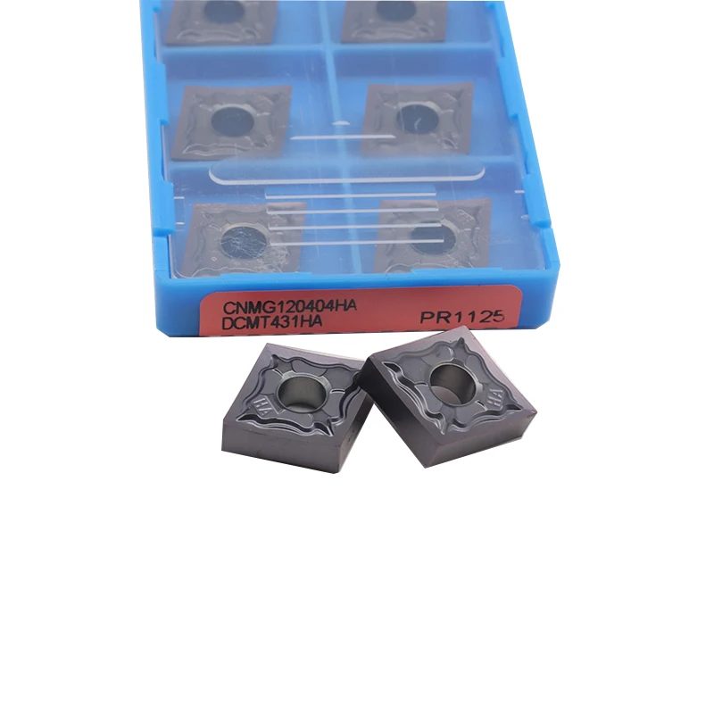 Imagem -03 - ha Pr1125 High Quality Carbide Insert Cnc Lathe External Turning Tool Insert For Stainless Steel 10 Pcs Cnmg120404 Cnmg120408