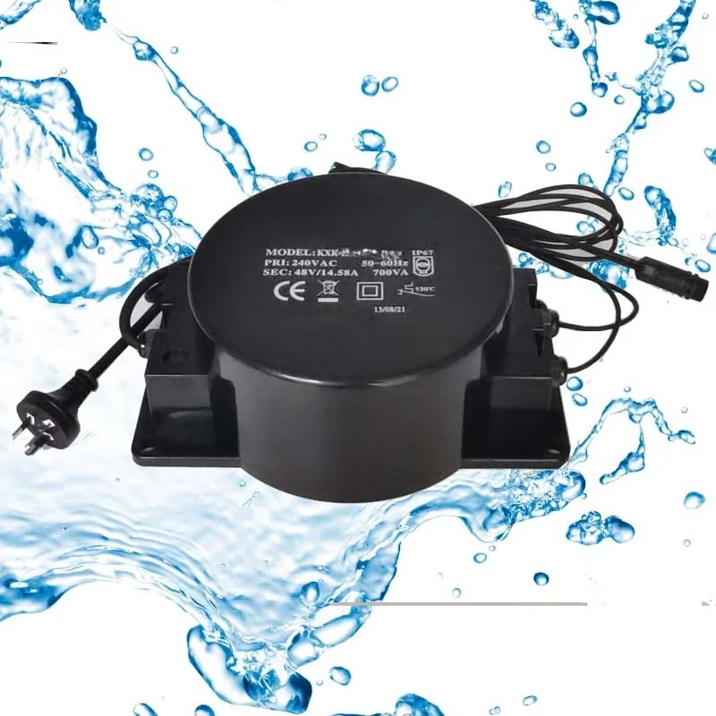 Waterproof Power Transformer 220V 12V AC for Swimming Pool light Garden Light Path Light