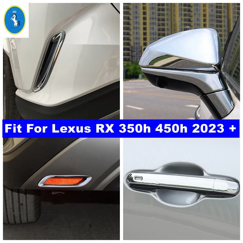 

Car Rear Bumper / Rearview Mirror / Fog Lights Lamp / Door Handle Decor Cover Trim Accessories For Lexus RX 350h 450h 2023-2025