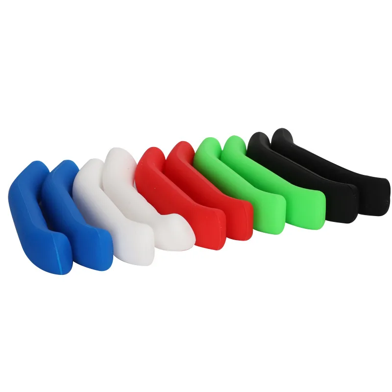 1Pair Bicycle Brake Handle Cover Road Mountain Bike Brake Lever Protect Silicone Sleeve Comfortable MTB Brakes Handle Protector image 5