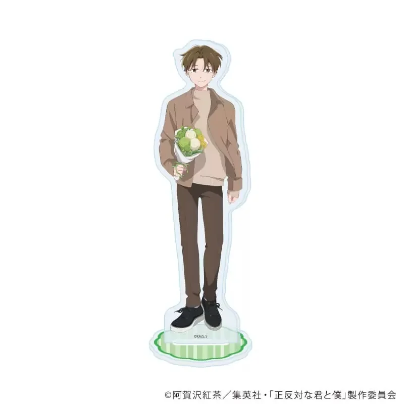 Anime You And I Are Polar Opposites Flower Ver Miyu Suzuki Yusuke Tani Acrylic Stand Model Plate Keychains Desk Decor