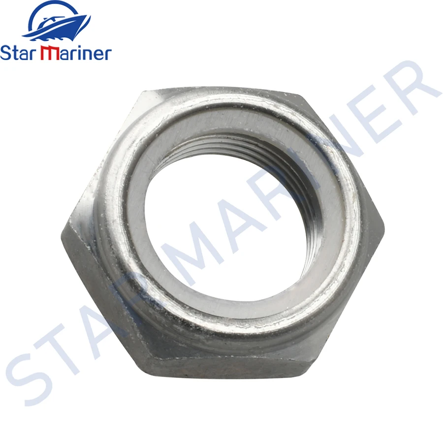 YAMAHA Stainless Steel Self-locking Nut 90185-22043 for 2/4T 9.9-250HP Boat Motor Parsun Hidea SEAPRO Hdx 90185-22043-00