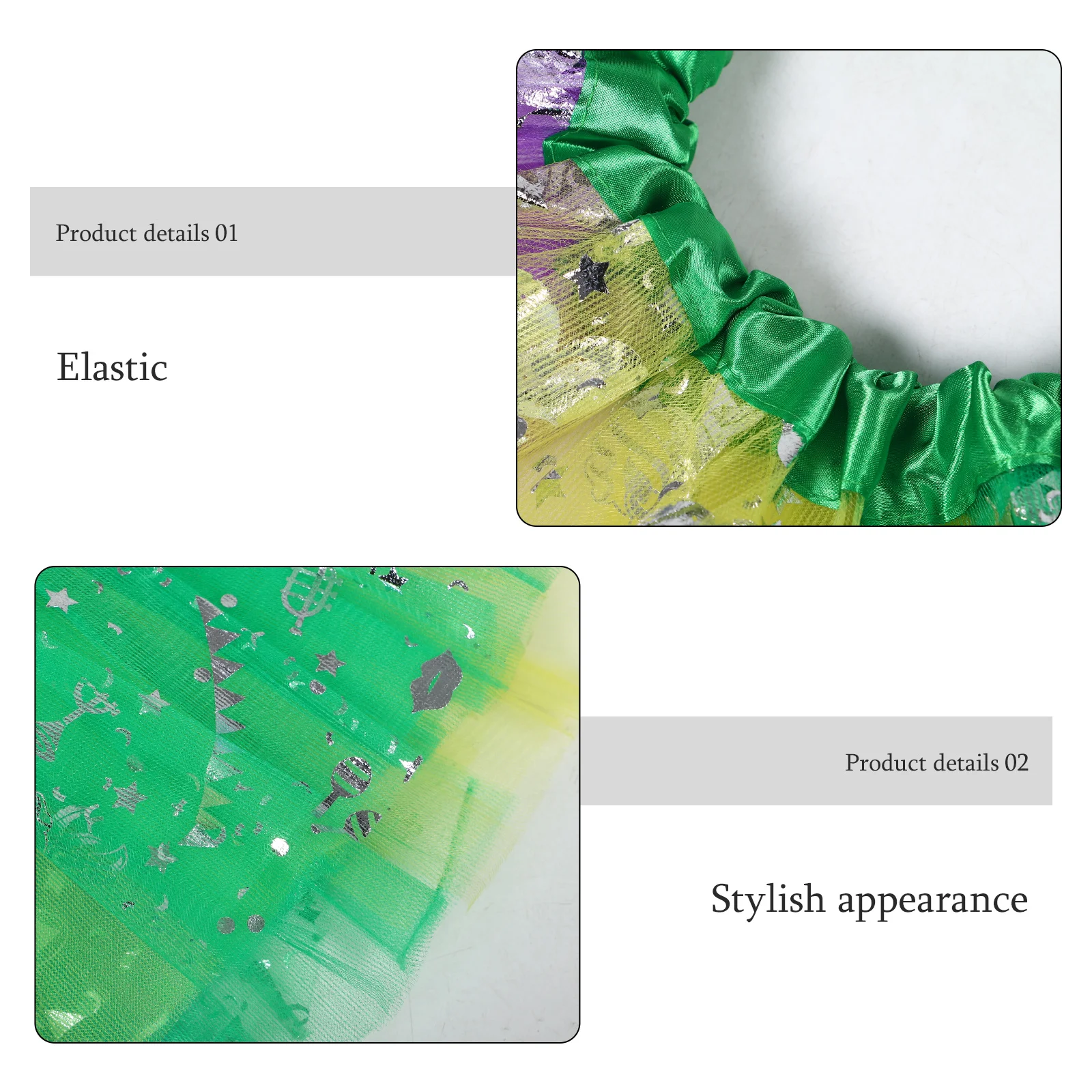 カーニバルスパンコールスカート女性のための弾性ウエストスパークルチュチュフェスティバルパーティーダンス衣装女の子コスチュームスカート