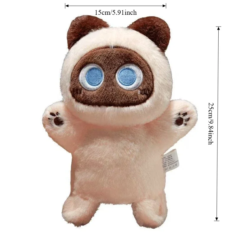 Leuke Kat Handpop Gevulde Pop Zachte Kitty Educatief Baby Speelgoed Simulator Dier Zachte Knuffels Anime Marionet voor Kinderen