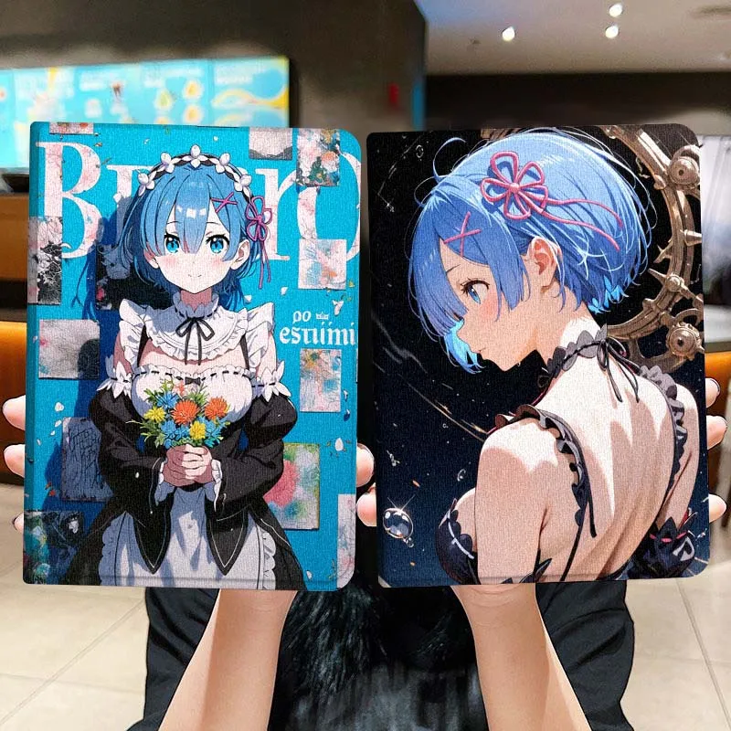 

Rem Anime Beautiful Fashion For Huawei MediaPad 3 12 Air SE M6 M5 Lite Pro 10.4 10.8 11 11.5 12.6 13.2 Inch 5G Tablet Case