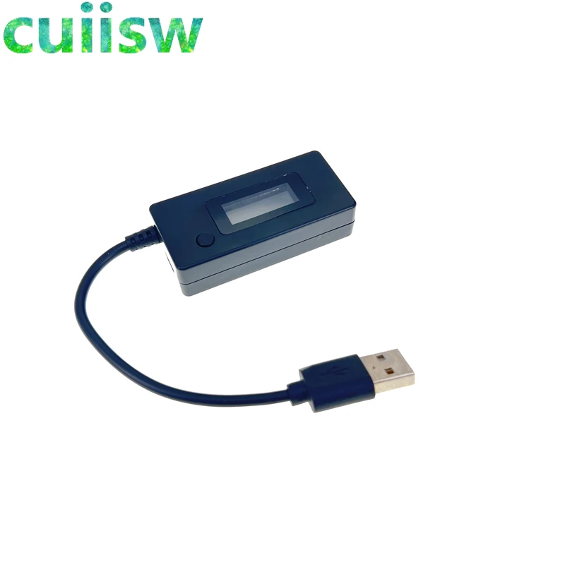جهاز قياس التيار المستمر الرقمي مقياس التيار الكهربائي بشاشة LCD مع شاحن USB مزدوج جهاز كشف الطاقة المحمول جهاز قياس التيار الكهربائي جهاز قياس التيار الكهربائي