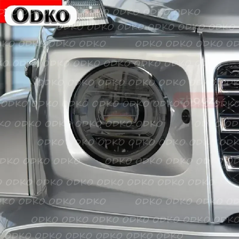 

Для Mercedes Benz G Class W463 2019 2020 2021, оттенок фар автомобиля, черная защитная пленка, задний фонарь, прозрачная наклейка из ТПУ AMG