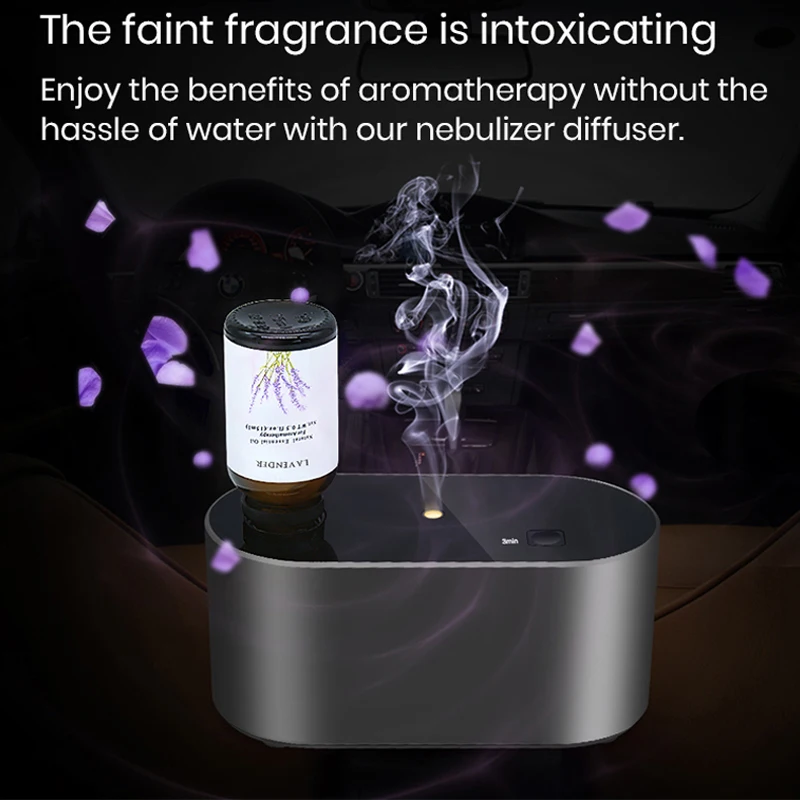 Waterless Aroma Diffuser Nebulizer Essential Oil Diffuser Mute Office Room Home Fragrance Air Freshener Electric Aromatic Oasis