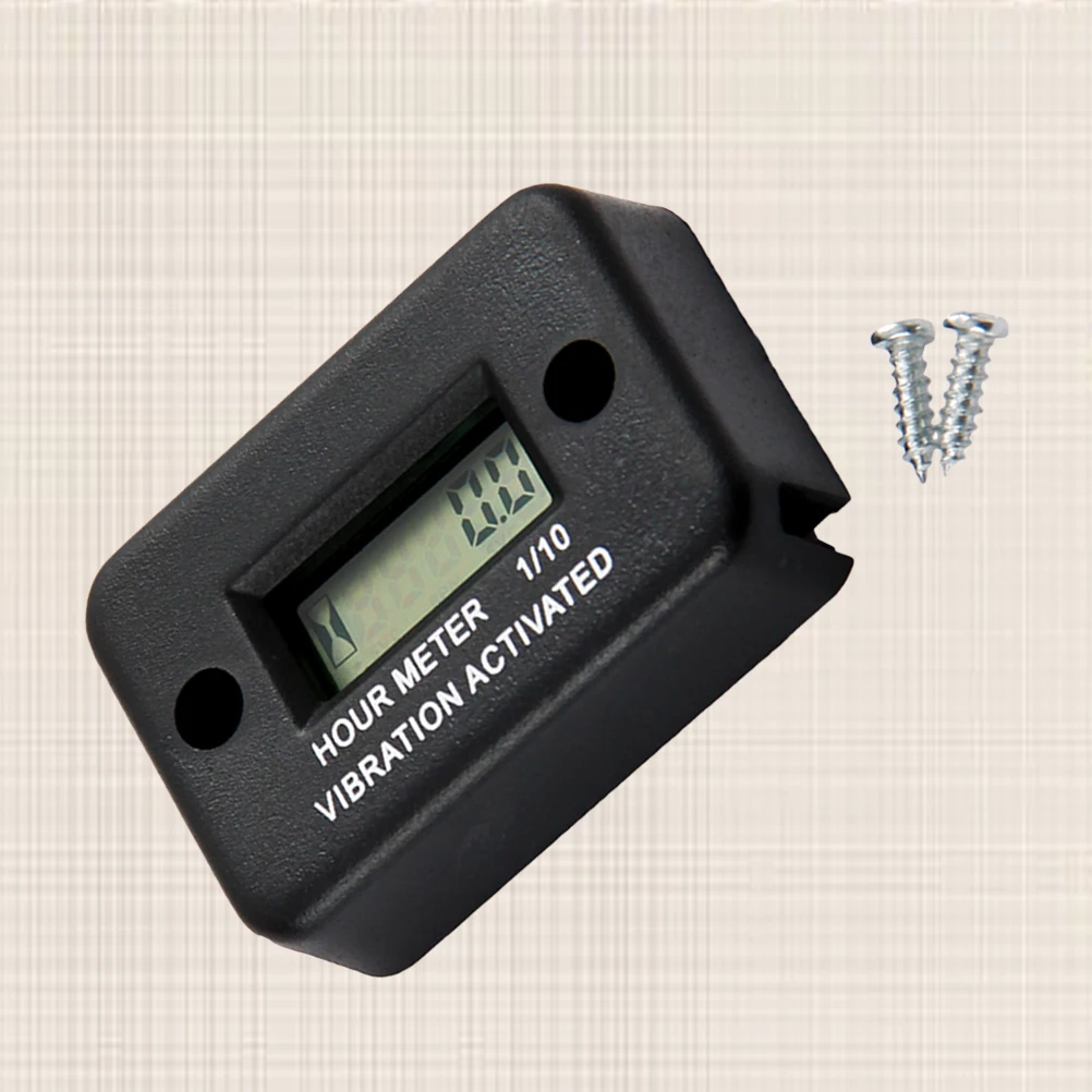 

Waterproof Vibration Timer Tach Hour Meter Engine Tachometer Digital Motorcycle