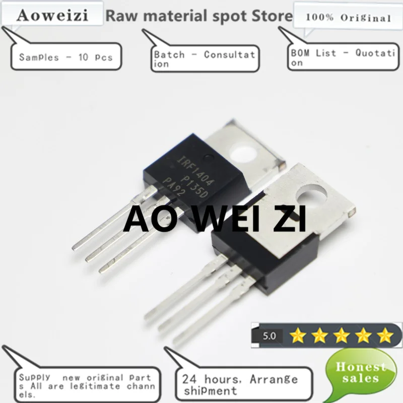 Aoweizi  2022+ 10-50-100PCS IRF1404PBF IRF1404 TO-220 100%New Original