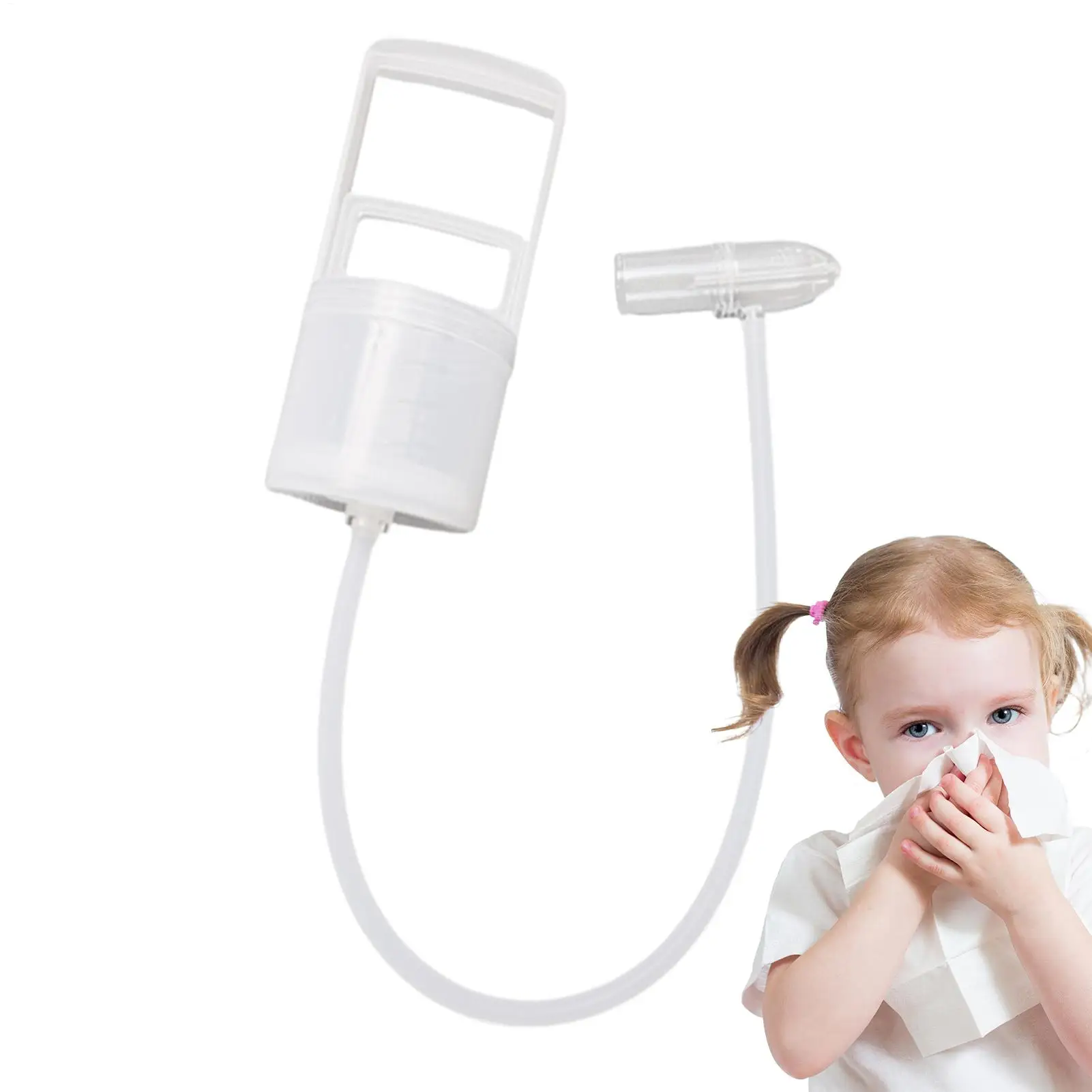 Nasal Aspirator For Babies, Nose Picker Booger Sucker Hand Puller for Clogged Passages Baby Kids Toddler Children Girls Boys