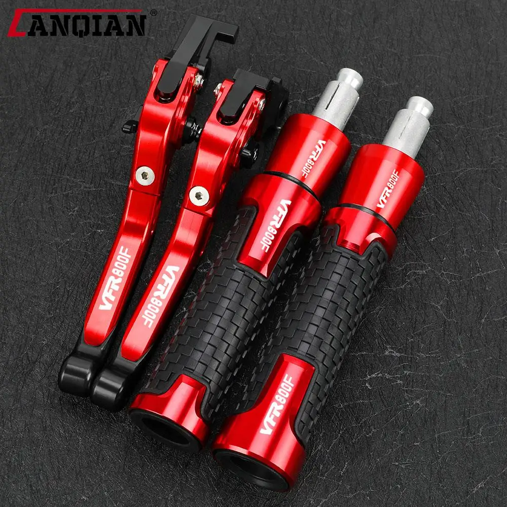 

For Honda VFR800 F 2002-2017 2010 VFR800 Accessories Motorcycle Adjustable CNC Brake Clutch Levers Handlebar Hand Grips ends Kit