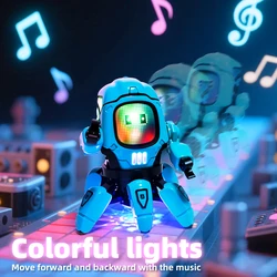 Kids Dance Robots Music LED 6 Claws Octopus Robot Birthday Gift Toys For Children Early Education Baby Toy Boys Girls