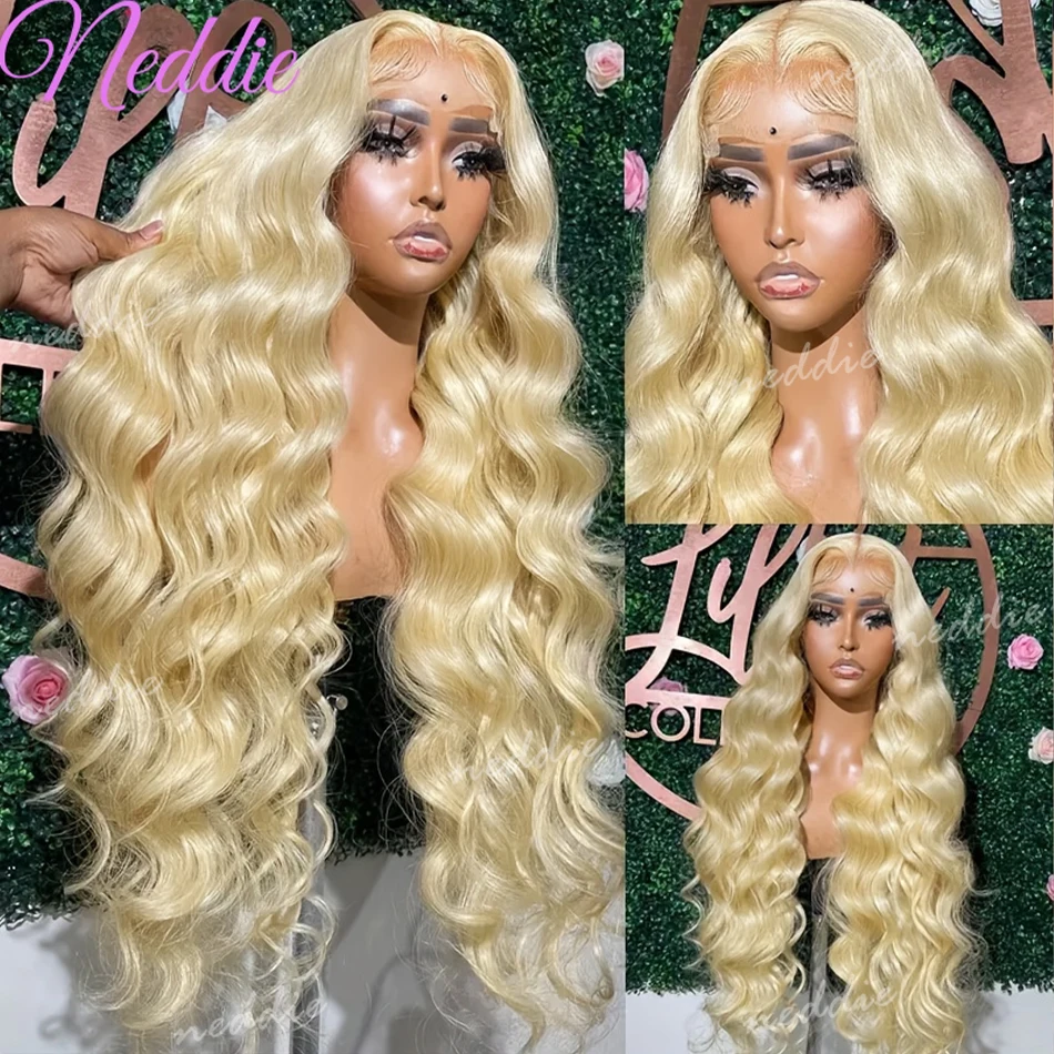 

Блонд 613, парик из 100% натуральных волос с HD-кружевной фронтальной частью, 30-36 дюймов, медового цвета, с предварительно выщипанной линией роста волос, 13x6, 13x4, для женщин