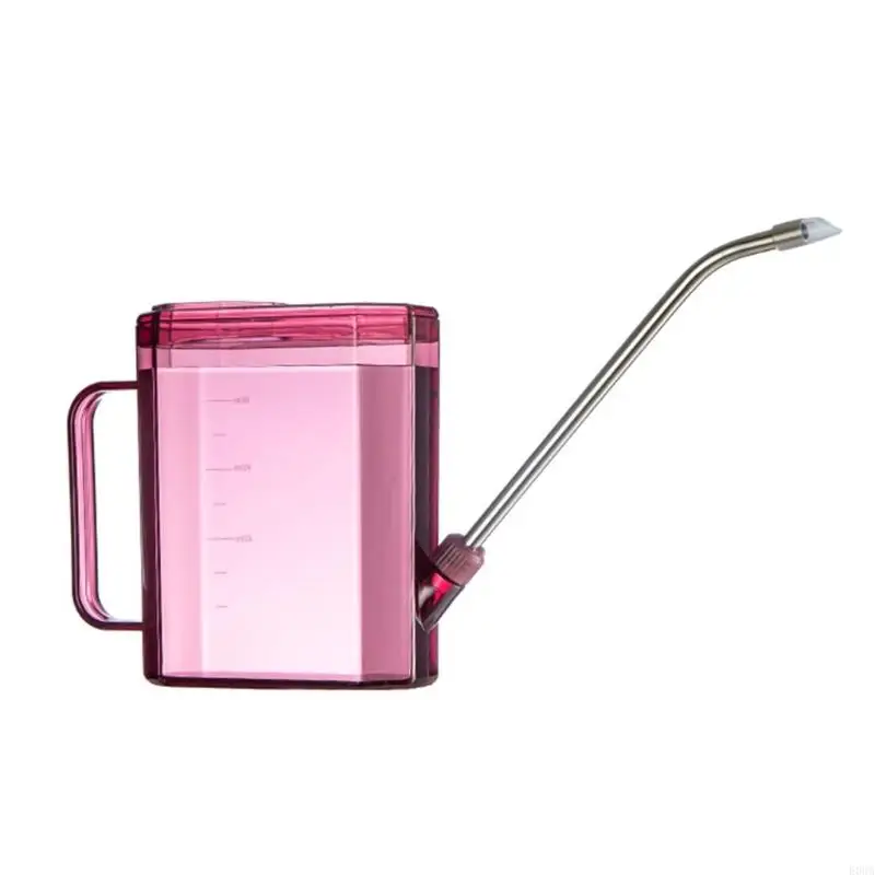 Durable Transparent Garden Watering Can With Ergonomic Handle And Scale 