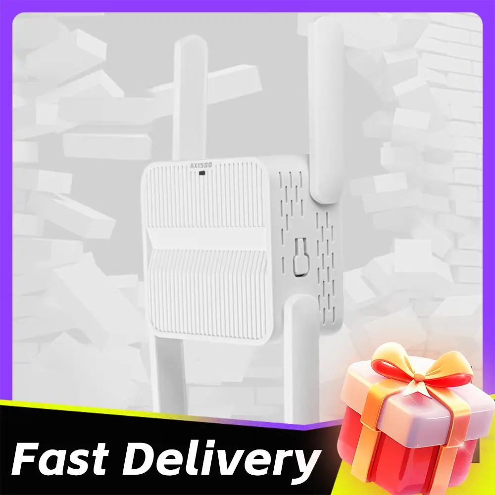 

Усилитель сигнала Wi-Fi 6 (1500 Мбит/с), двухдиапазонный (2.4G/5GHz), расширитель диапазона Wi-Fi 6, увеличение дальности сети, простое настройование