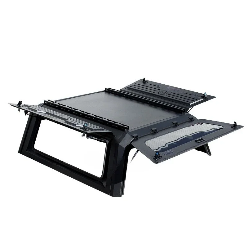 Pickup truck modification, trunk cover high flat top box cover, pickup truck trunk modification