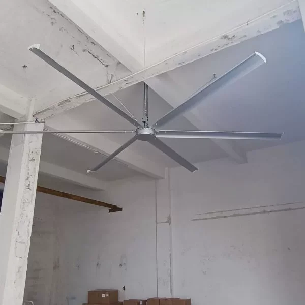 

120 inch permanent magnet industrial ceiling fan, warehouse plant cooling equipment frequency conversion