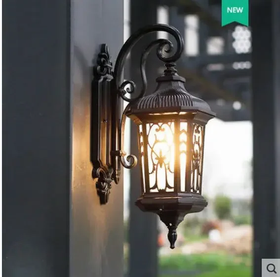 

Wall lamp outdoor waterproof led villa European retro lamp outdoor courtyard door balcony wall terrace corridor light