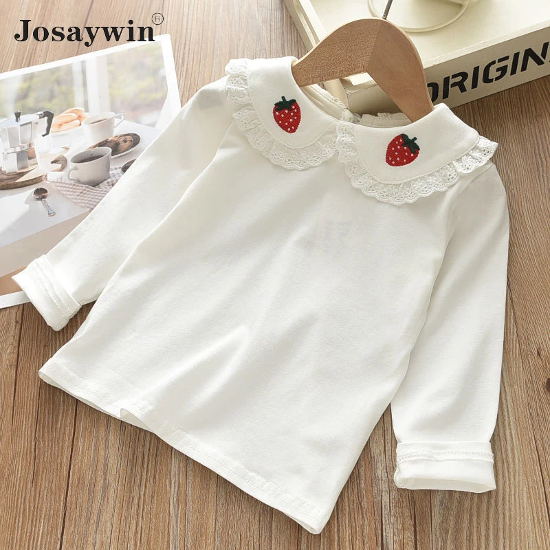 

Children's T-Shirt Long Sleeve Girls Baby T-shirt Newborn Kids T-shirt Peter pan Spring Autumn T Shirt Girls Top Clothing