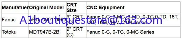 A61L-0001-0093 D9MM-11A A61L-0001-0095 A61L-0001-0072 9-Zoll-LCD-Monitor Ersatz für FANUC CNC-System CRT-Display