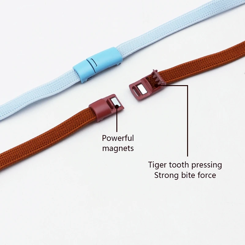 

Colorful Magnetic Lock Shoelaces Elastic No-Tie Wide Shoe Laces for Kids & Adults Sneaker Shoe Accessories