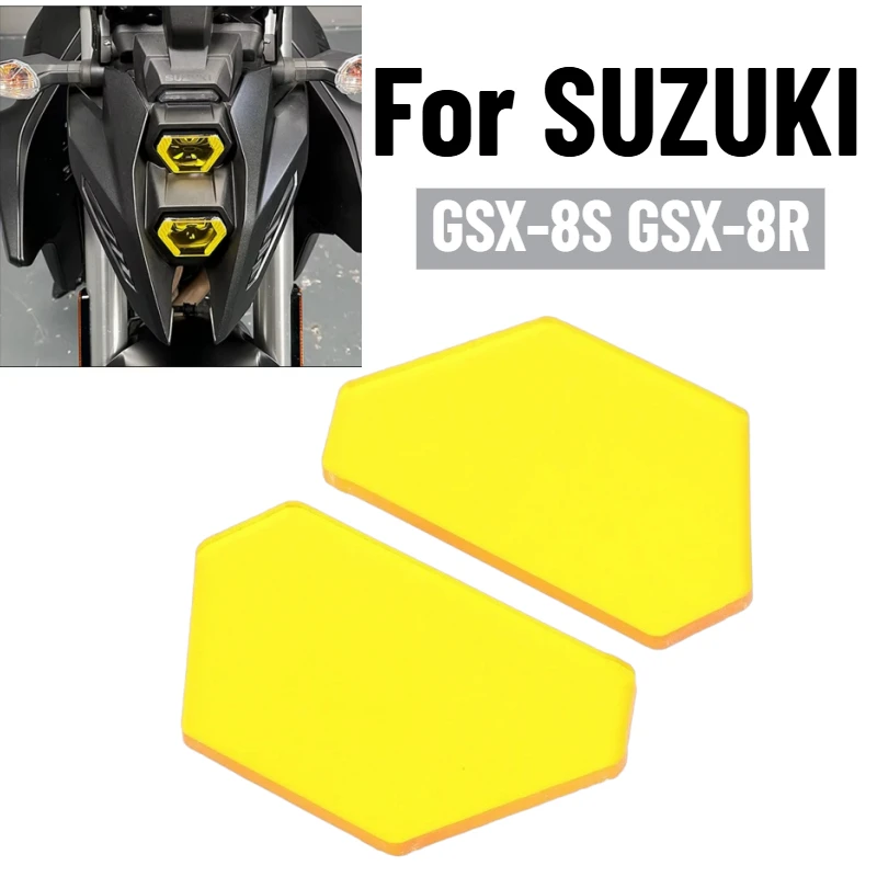 

For SUZUKI GSX-8R GSX-8S GSX-S 950 1000R GSX-S1000S DL800 V-Strom Motorcycle Screen Shield Lens Cover Headlight Guard Protector