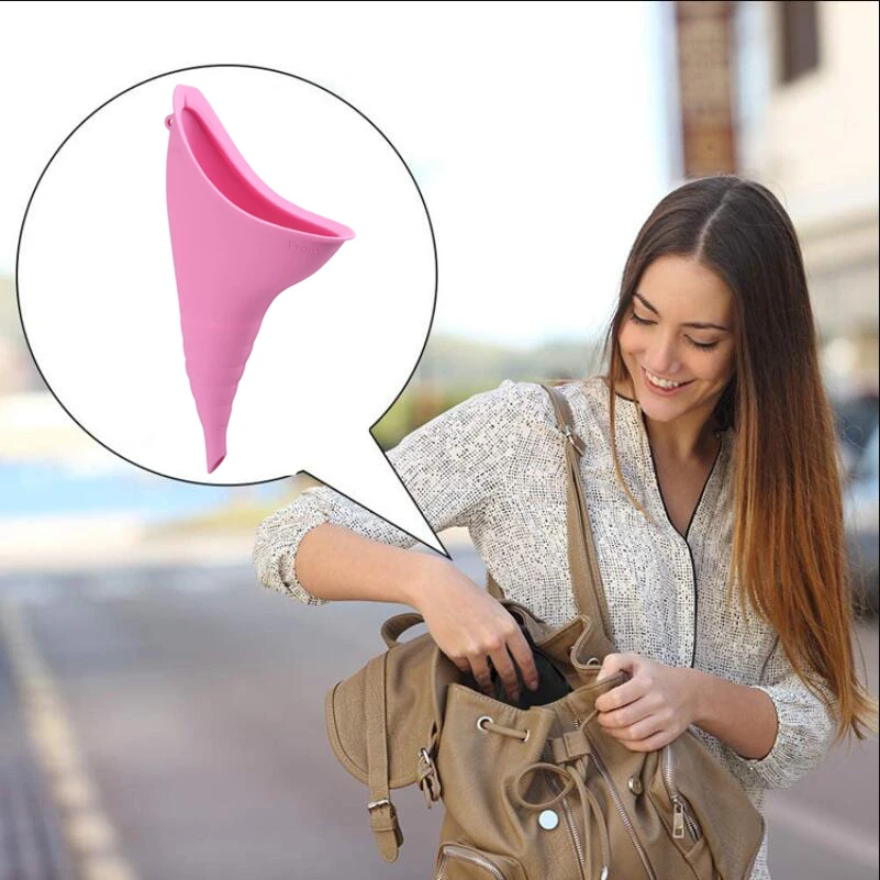 Portable Outdoor Emergency Standing Silicone Urinals Cycling Hiking Boating Pee Tool for Pregnant Woman Urinal Female Adult