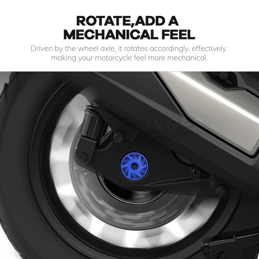 For Honda FORZA350 FORZA250 NSS350 ADV350 Motorcycle Accessories Rear Axle Decorative Ring Rear Axle Metal Cover Rotating Cover