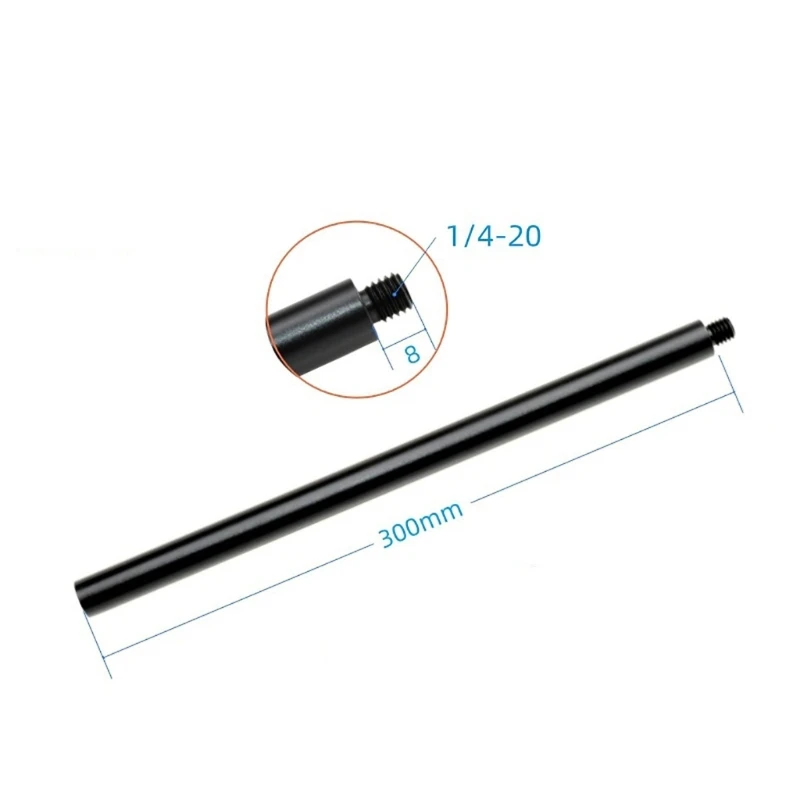 Universal Aluminum Extension Arm 1/4 Male Female Connectors Port Extension Rod Poles for Action Camera & Tripods 896C