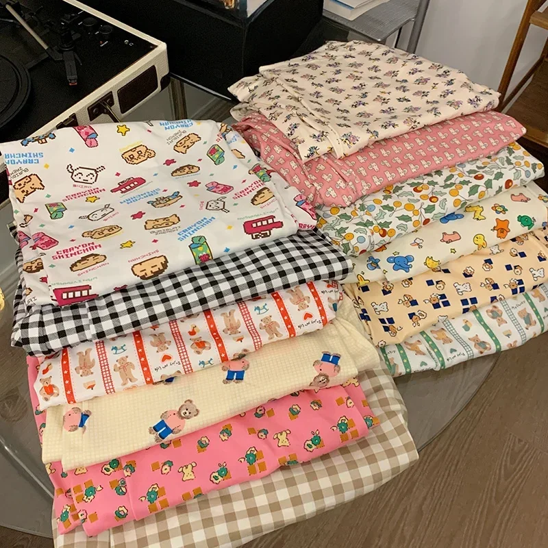 2024 japanische Frühling/Sommer neue Frauen Pyjama hose kawaii süße Hose süße und süße Pyjama hose Damen lose nach Hause ins Hosen