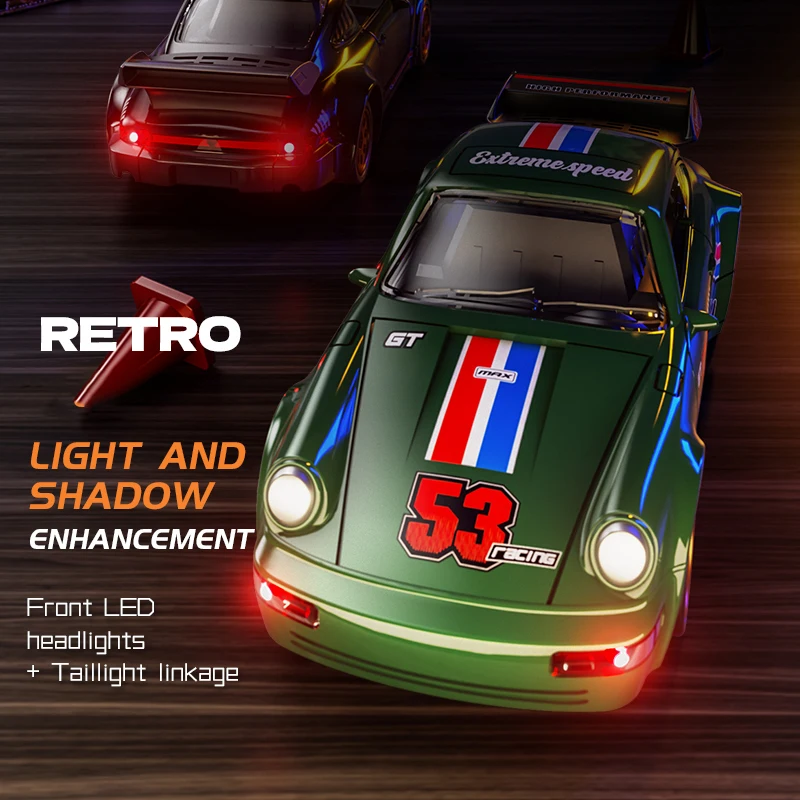 In Lega 1/43 Bilancia Completa Rc Drift Car Gyro 4wd Mini Desktop di Controllo Remoto Auto Fai Da Te Adesivo Porta Auto Apribile Giocattoli Per I Ragazzi