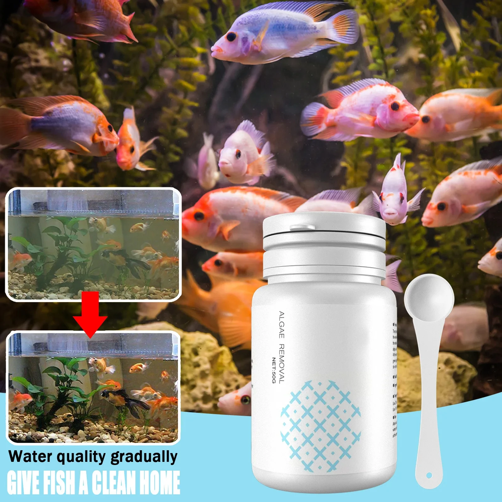 Tablet Pengendali Alga untuk P - Water Purification Tablet ulasan dan harga