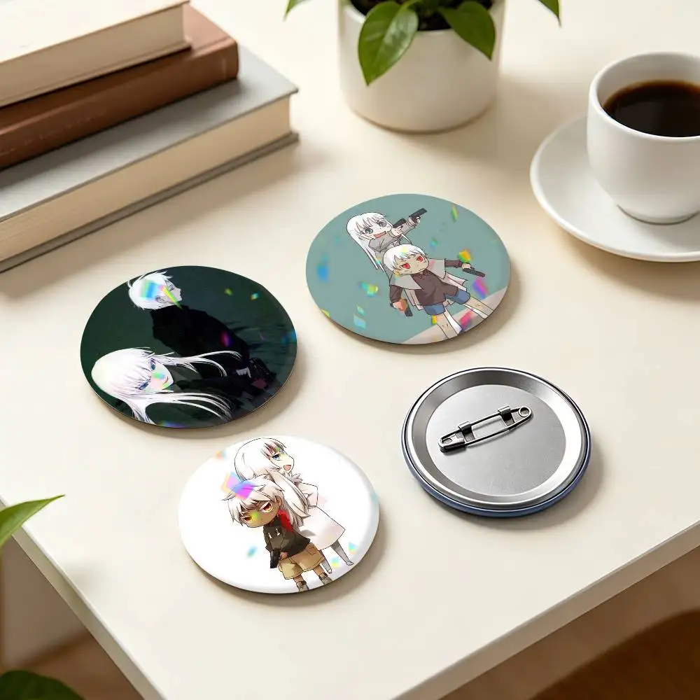 Action Manga J-Jormungand J-Jonah  25mm 32mm 44mm 58mm 75mm Brooches Badges Pins for Accessories Gift