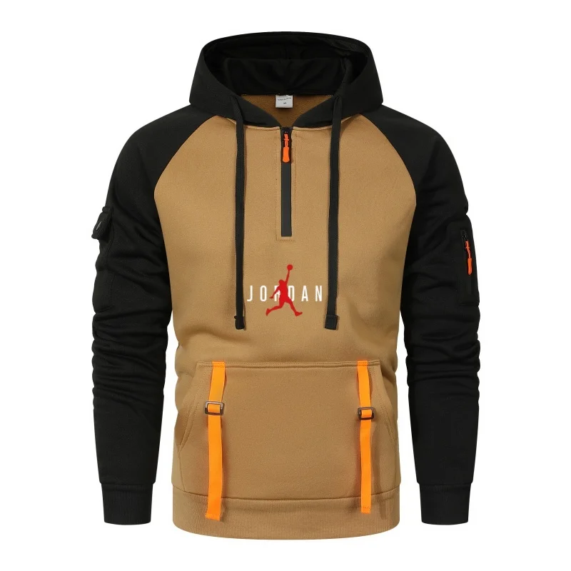 

New men's loose hoodie, hoodie, long-sleeved pullover, casual sportswear in European size S-3XL for autumn and winter 2025