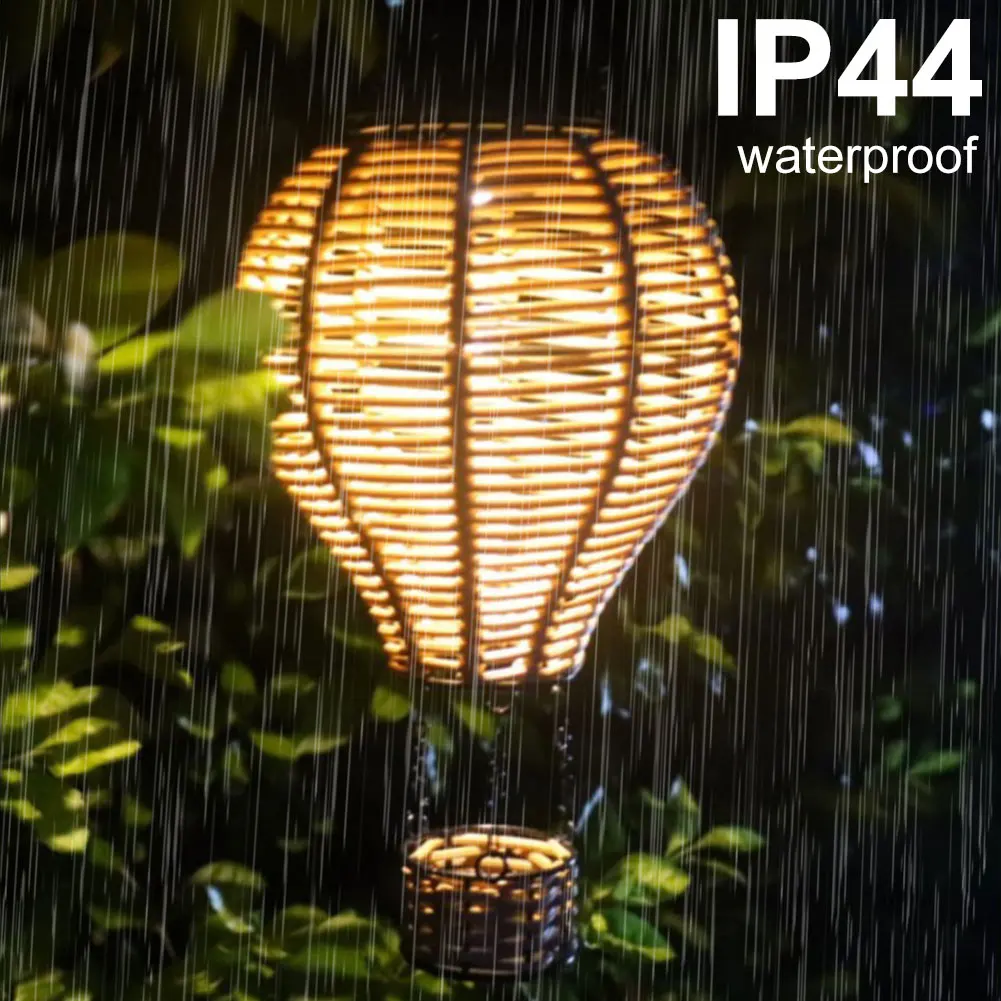 

Солнечный фонарь на воздушном шаре, подвесной солнечный фонарь IP55, водонепроницаемый металлический подвесной солнечный фонарь, светодиодный полый ночной светильник для Ondoor