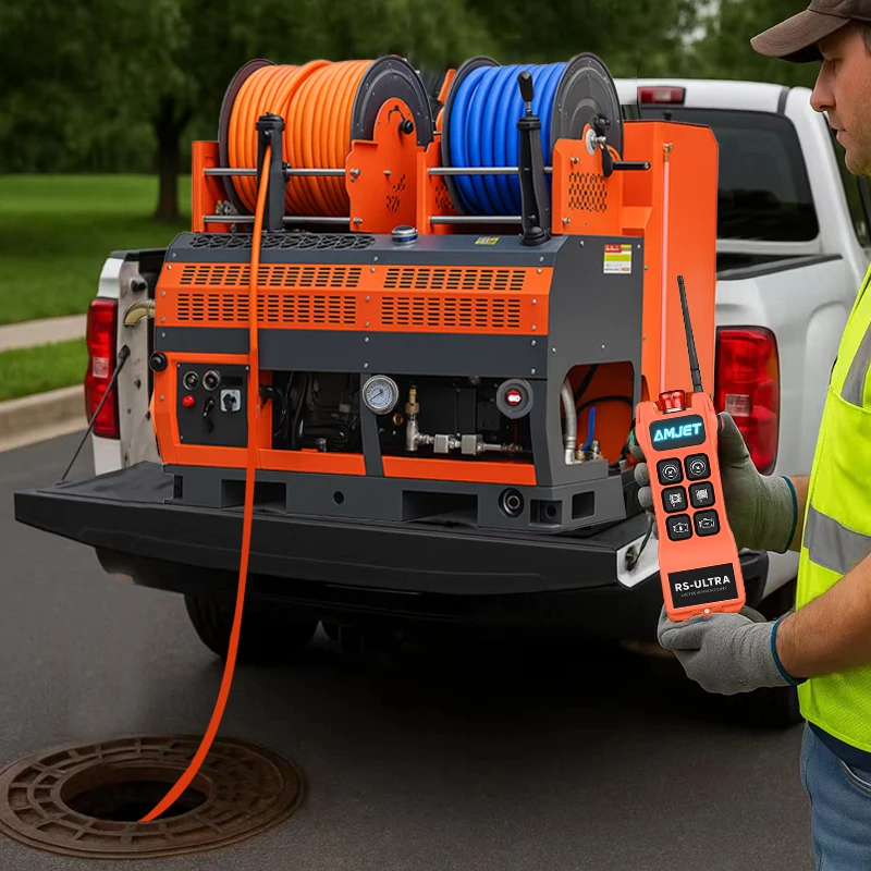Industrial Pipe Drain Cleaner Workshop‑grade Electric Sewer Snake Drain Auger for Plant Sewage Pipeline Blockage Clearing